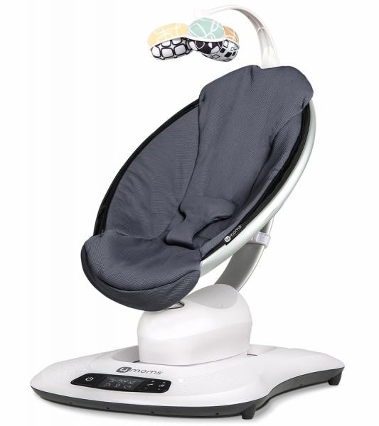 Fotoliu Balansoar Bebelusi 4MOMS MamaRoo 4.0 COOL MESH DARK-GREY