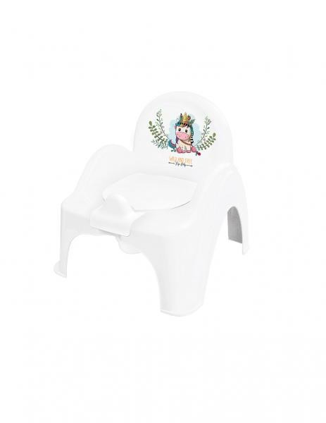 Olita muzicala tip scaunel Tega W F Unicorn White-Pink