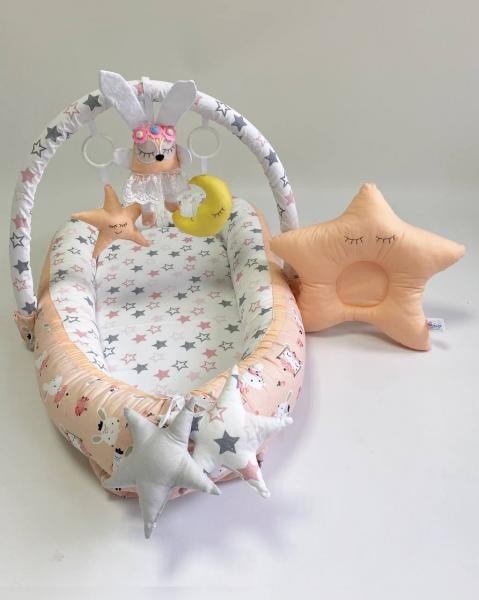 Babynest Standard MyKids 0133 Dancing Bunny Peach