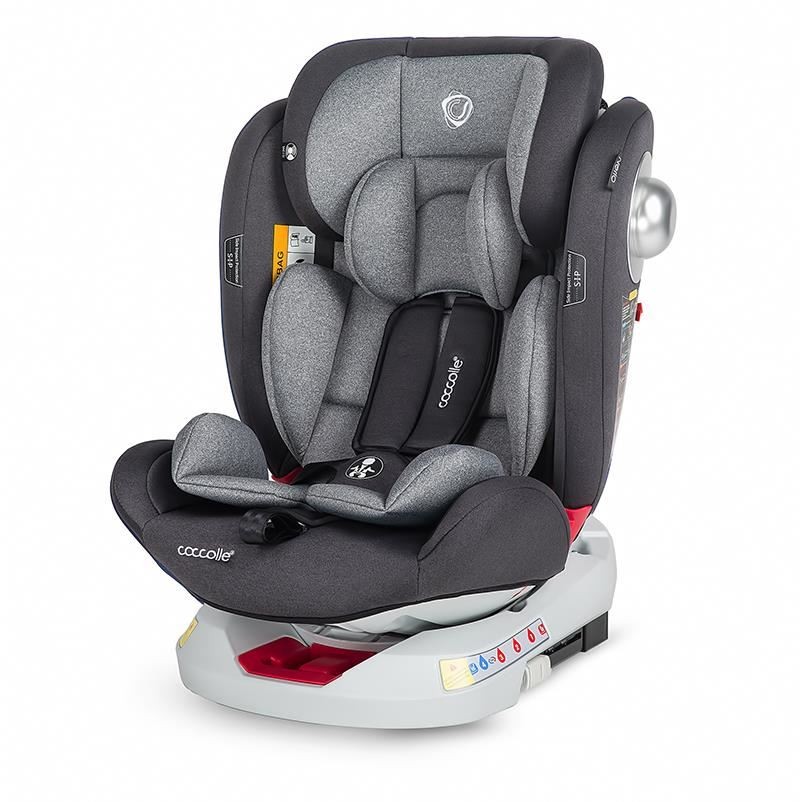 Scaun auto 0-36 kg rotativ Coccolle Nerio Moonlit grey