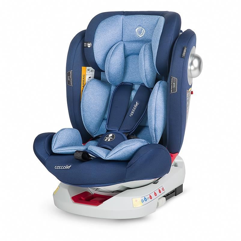 Scaun auto 0-36 kg rotativ Coccolle Nerio Celestial blue