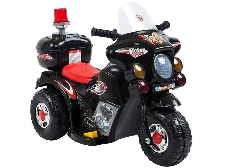 Motocicleta electrica pentru copii, LL999, LeanToys, 5721, Negru