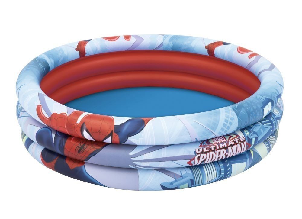 Piscina Spider-Man gonflabila, pentru copii 3 ani+, Bestway 98018, 122 x 30 cm, 200 litri