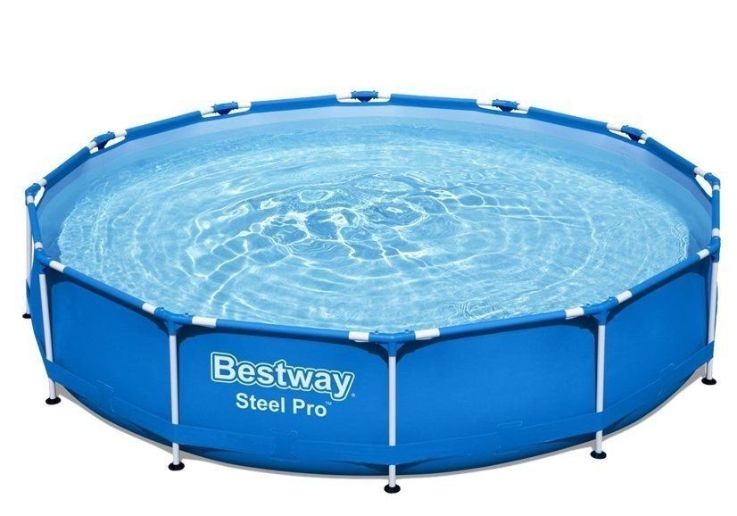 Piscina family gigant cu cadru metalic, Bestway 56681, 366 x 76 cm, cu pompa filtrare, 6473 litri