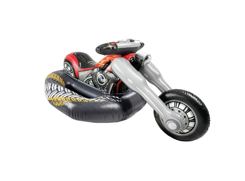 Saltea gonflabila pentr copii, tip motocicleta, Intex Ride-on 57534, 180 x 94 x 71 cm