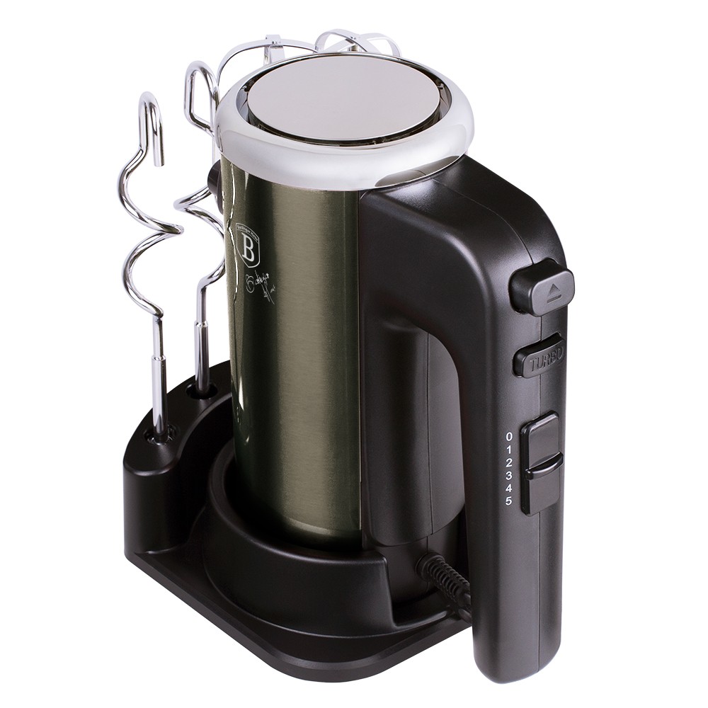 Mixer de mana, cu suport, Shiny Black, Berlinger Haus, BH 9433