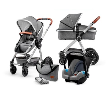 CARUCIOR 3 IN 1 KINDERKRAFT VEO, GREY