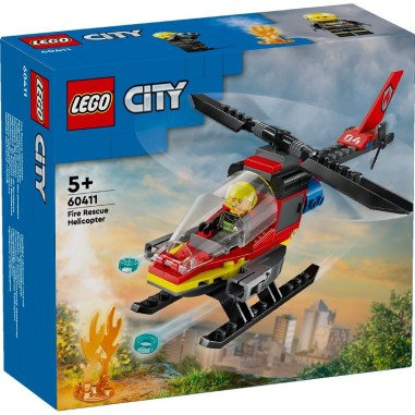 LEGO CITY ELICOPTER DE POMPIERI 60411