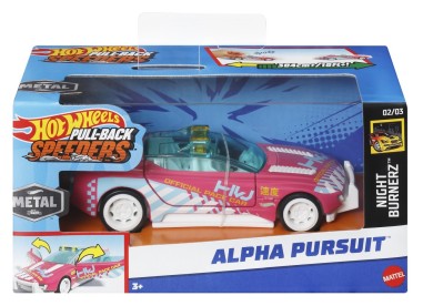 HOT WHEELS MASINUTA METALICA CU SISTEM PULL BACK ALPHA PURSUIT SCARA 1:43