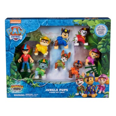 PATRULA CATELUSILOR SET CADOU 8 FIGURINE JUNGLE