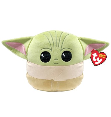 PLUS TY 30CM SQUISHY BEANIES MARVEL STAR WARS GROGU