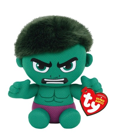 PLUS TY 15CM BEANIE BABIES MARVEL HULK