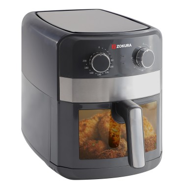 Friteuza cu aer cald, 6,3L, 1350W - Zokura