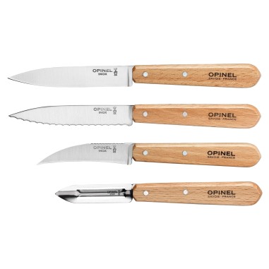 Set cutite de bucatarie 4 piese, "Les Essentiels" - Opinel