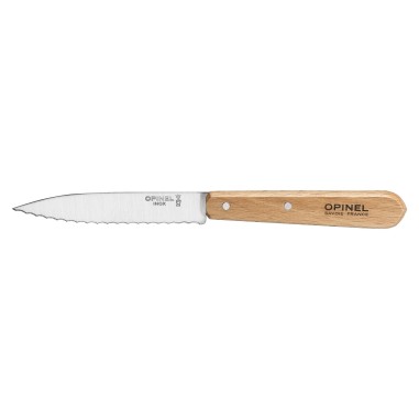 Cutit cu lama serata N°113, inox, 10cm, "Les Essentiels" - Opinel