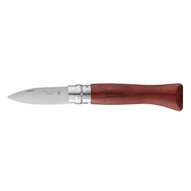 Cutit pentru stridii N°09, inox, 6,5cm, "Nomad Cooking", Padouk - Opinel