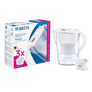 Starter pack BRITA Marella 2,4 L + 3 filtre Maxtra PRO (white)