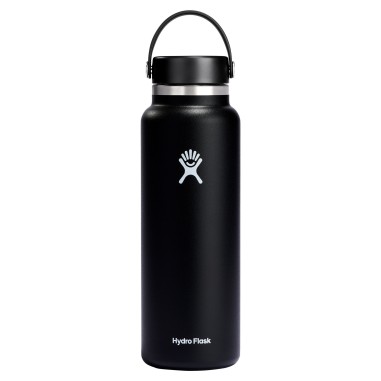 Sticla termos, inox, 1,18L, "Wide Mouth", Black - Hydro Flask