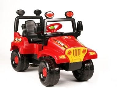 Masinuta Jeep cu pedale pentru copii, 95 x 50 x 66 cm, rosu - BJ PLASTIK produs de vanzare-poza- 1