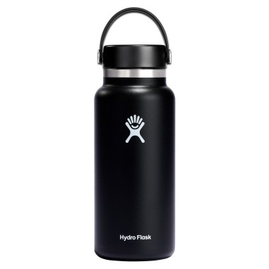 Sticla termos, inox, 950ml, "Wide Mouth", Black - Hydro Flask