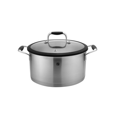 Cratita inox, cu capac, 22cm/4,1L - Zokura