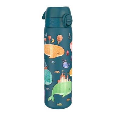 Sticla apa pentru copii Slim, inox, 600ml, Whales - Ion8