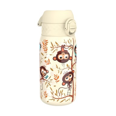 Sticla apa pentru copii, inox, 400ml, Monkeys - Ion8