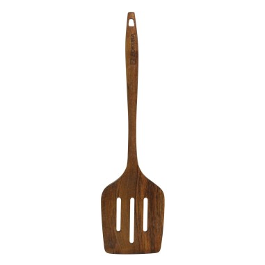 Spatula cu fante, lemn de acacia, 32 cm - Zokura