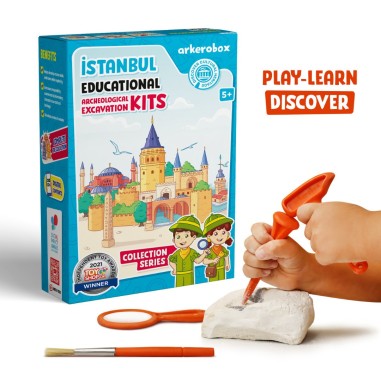 Arkerobox - Set arheologic educational si puzzle 3D, Istanbul, Turnul Galata