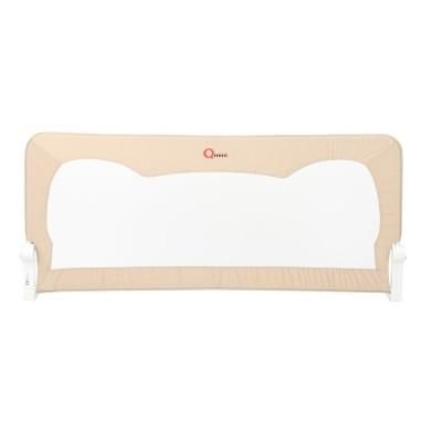 Qmini - Bariera de pat Seth, 150 x 66 cm, Inaltimea 66 cm, Instalare usoara, Cu inclinare la 180 grade, Beige Qmini - produs de 