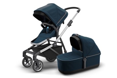 Landou, Thule, Sleek Bassinet, pentru caruciorul Thule Sleek Navy Blue