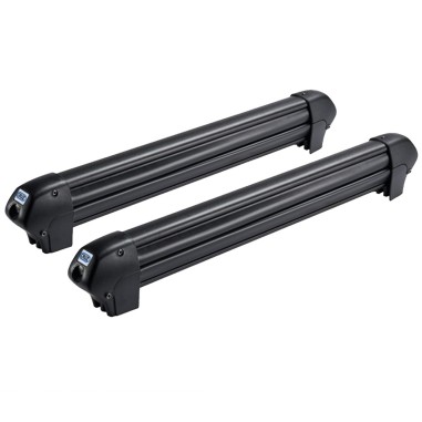 Suport 6 perechi schiuri cu prindere pe bare transversale - Cruz Ski Rack Dark 6