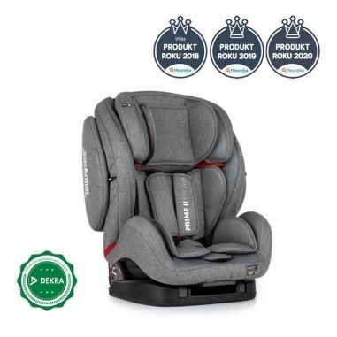 Scaun auto 9-36 kg, Prime II, Cu Isofix si centura 5 pozitii pentru reglarea spatarului, Stone Air Petite&Mars - produs de cali