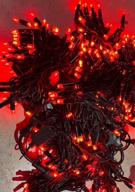 Instalatie de Craciun, perdea, 288 LED, 3142