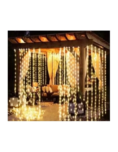 Instalatie de Craciun, ploaie albastru, 216...