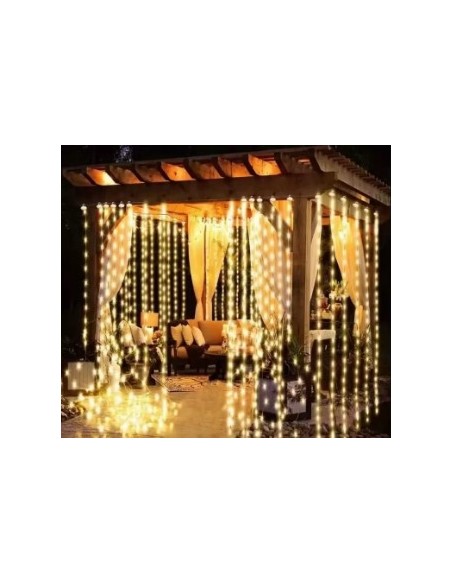 Instalatie de Craciun, ploaie albastru, 216 leduri, 5x1M, 5825B