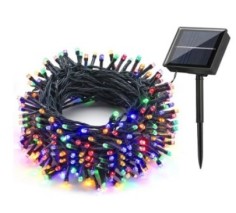 Instalatie de Craciun, tip perdea cu lumina led...