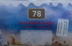 Instalatie de Craciun, INIMA 78 LED 2X1.5 M 5 culori, 6009M