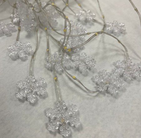 Instalatie de Craciun, perdea FULG NEA, 120 led, 3x1M, 9062M