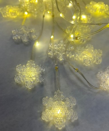 Instalatie de Craciun, perdea FULG NEA, 120...