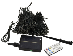 Instalatie de Craciun cu incarcare solara, 500 led, 50 M