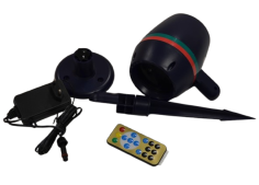 Laser proiector lumini cu figurine Craciun, rosu cu...