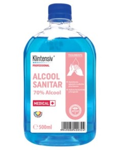 Alcool sanitar 70%  Klintensiv 500 ml