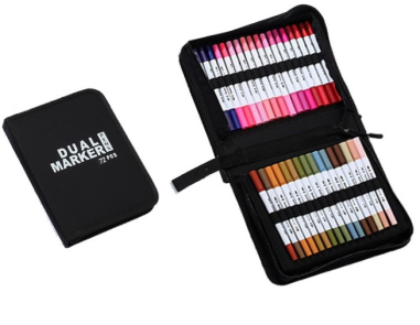 Set carioci pe baza de apa duble, Flippy, 72...