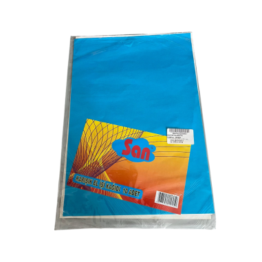 Hartie glasata 10 culori 24x34cm 10 file/set