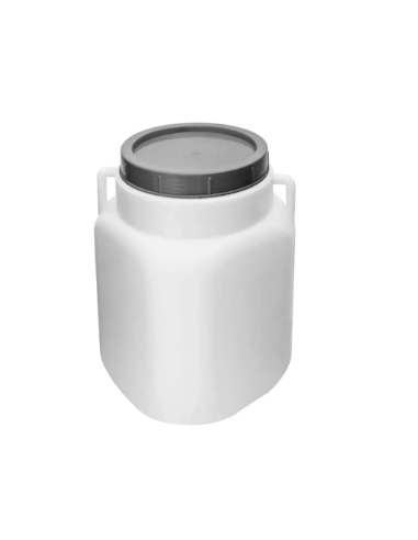 Bidon 5 litri, patrat cu capac prin infiletare...