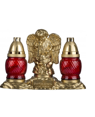 Candele din sticla cu capac, 2 bucati - timp...