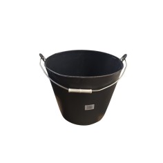 Galeata din cauciuc neagra 26 litri, 30x34 cm