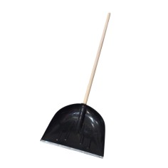 Lopata neagra din plastic pentru zapada 40x40 cu coada...