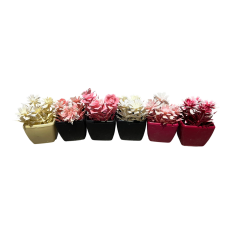 Flori artificiale colorate în ghiveci Mini – GLN 340K